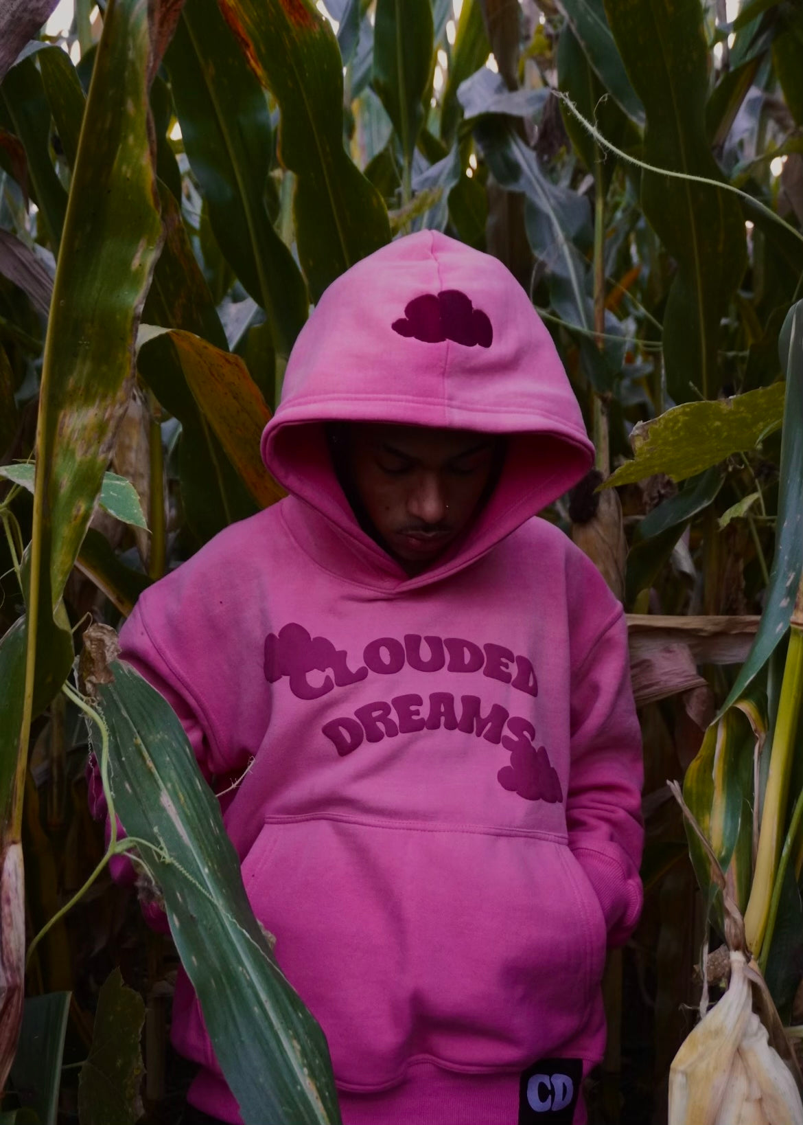 "ESSENTIALS" PINK/PINK cloudeddreams hoodie