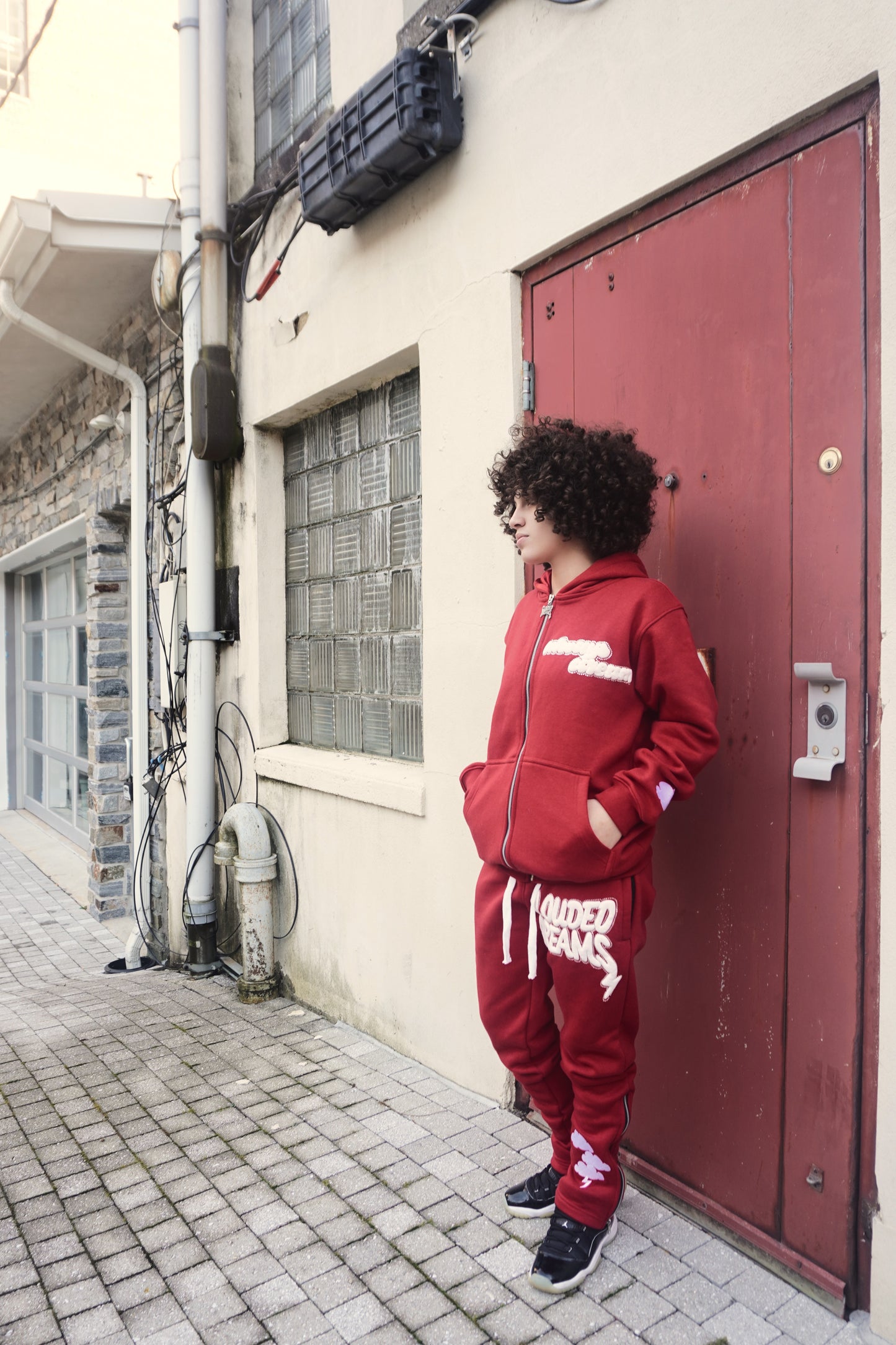 RED "ALWAYS DREAM”" SWEAT SUIT