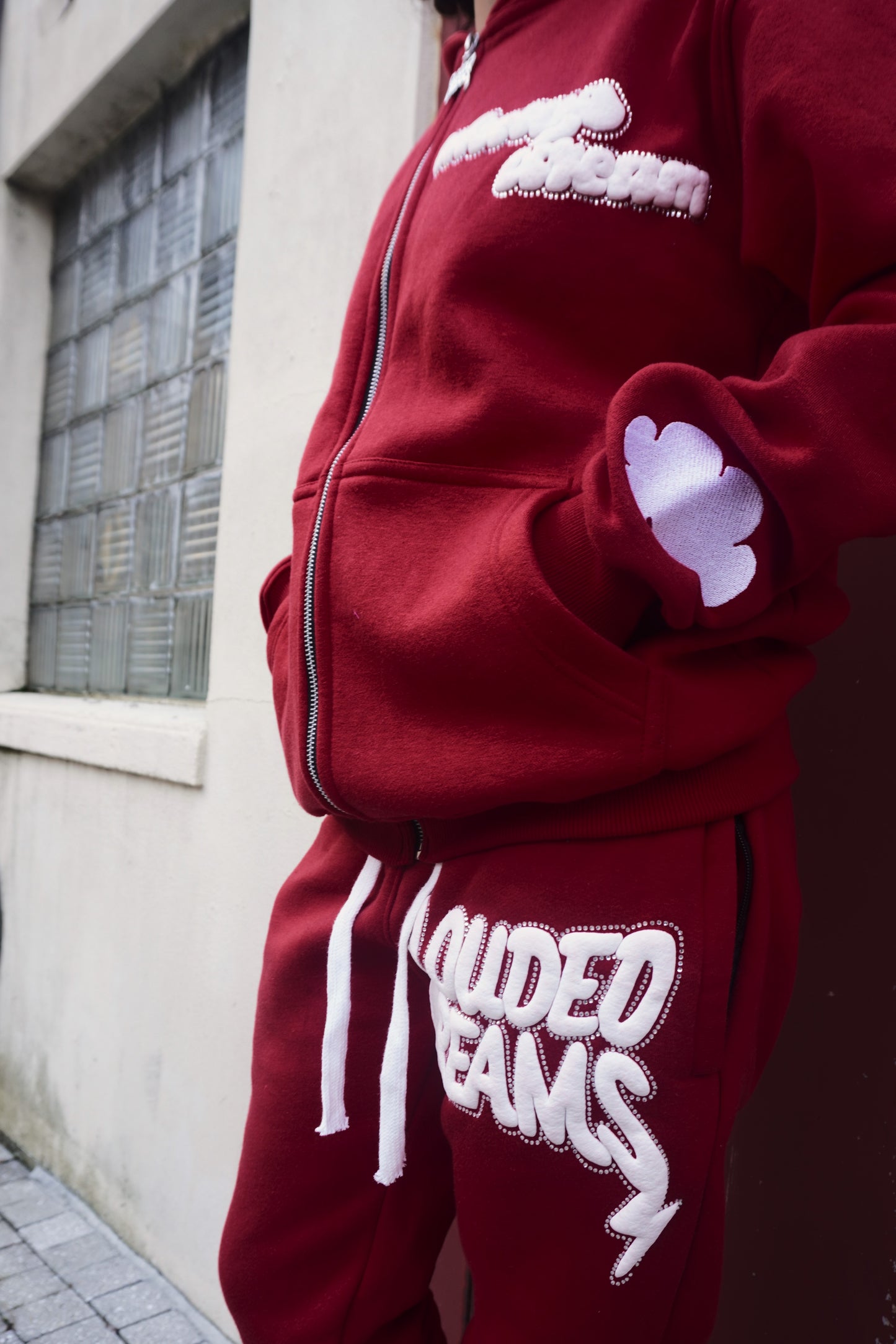 RED "ALWAYS DREAM”" SWEAT SUIT