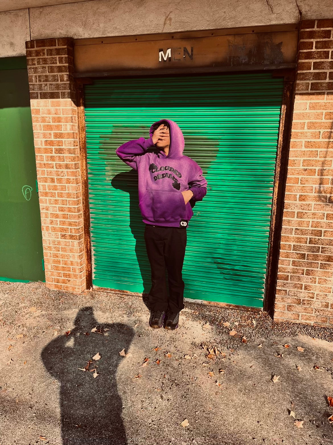 PURPLE/BLACK "ESSENTIALS" HOODIE