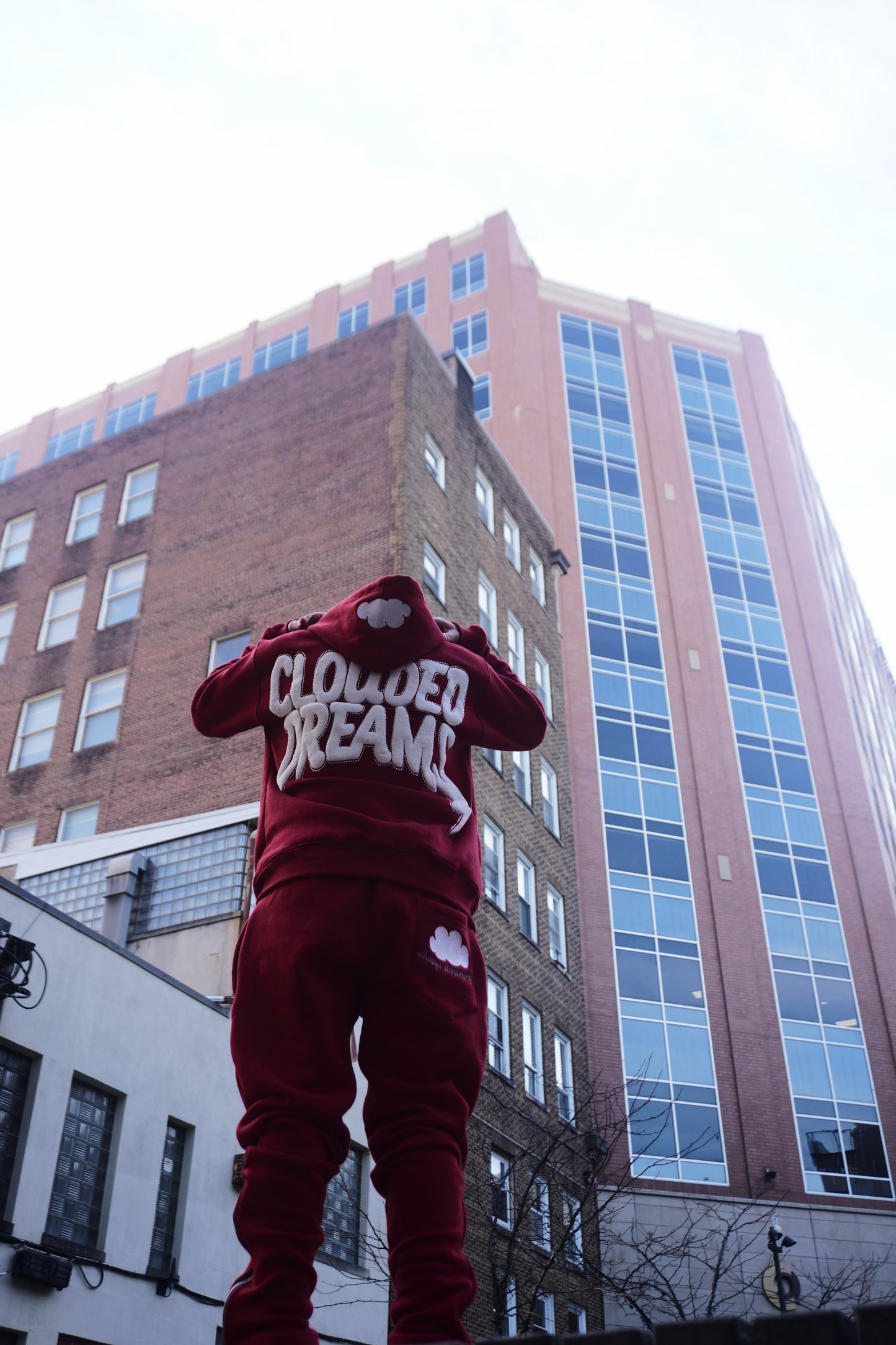 RED "ALWAYS DREAM”" SWEAT SUIT