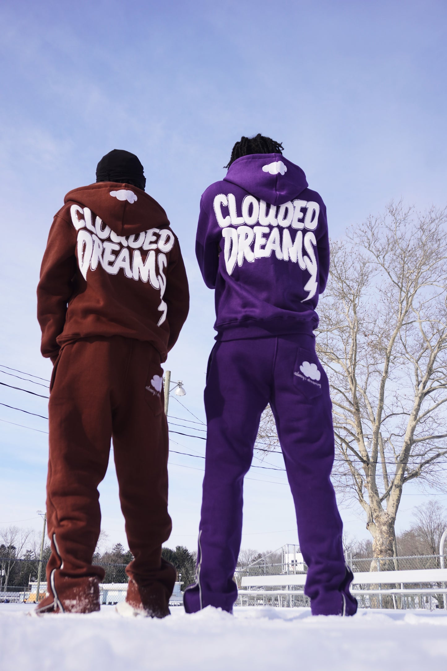 Brown “ALWAYS DREAMING” sweatsuit